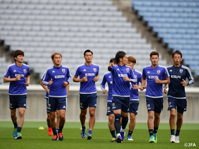 SAMURAI BLUE Ｊリーグ組合流で全員集合 ～11日イラク戦、16日シンガポール戦へ～