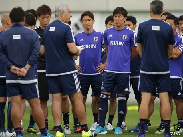SAMURAI BLUE resume training in Saitama ahead of World Cup qualifiers