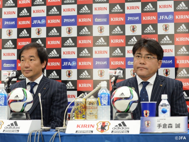 “No future if you can’t make something of the now” - press conference announcing U-22 Japan squad for International Friendly (7/1 @Yurtec Stadium Sendai)