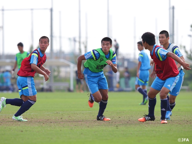 U-16日本代表、 興國高校との練習試合を実施 【U-16インターナショナルドリームカップ2015 JAPAN Presented by JFA】