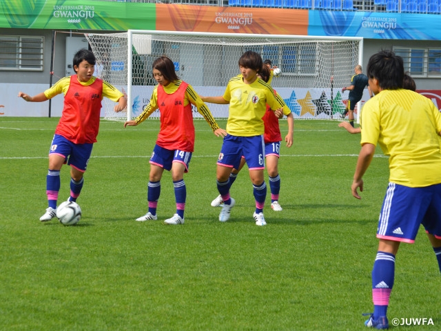 ユニバーシアード日本女子代表　初戦 ロシア代表と引き分け　第28回ユニバーシアード競技大会（2015/光州）