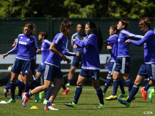 Nadeshiko Japan checked its tactics for the FIFA Women’s World Cup Final against USA
