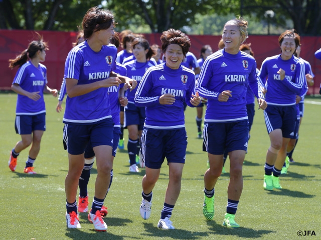 なでしこジャパン アメリカ戦へ最終調整 Fifa女子ワールドカップ決勝へ Jfa 公益財団法人日本サッカー協会