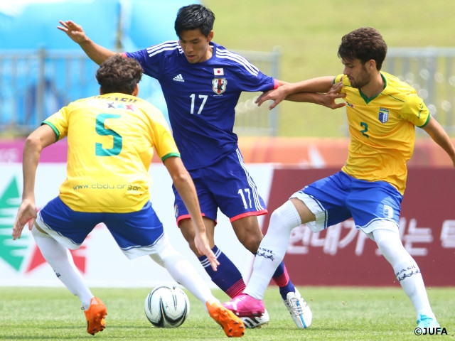 ユニバーシアード日本代表　ブラジルに勝利し2連勝　第28回ユニバーシアード競技大会（2015/光州）
