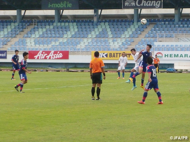 U-15日本代表　タイ遠征 親善試合で3連勝を飾る vs U-18 Chonburi FC