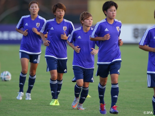 Nadeshiko Japan start preparation in Wuhan for EAFF Women's East Asian Cup