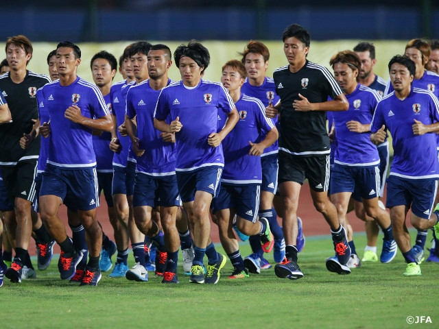 SAMURAI BLUE start training in Wuhan – two days to go before opening match of East Asian Cup -