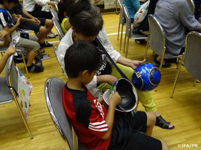 夏休み自由研究対策 サッカー探求トークイベント サッカーボールのひみつ 開催 Jfa 公益財団法人日本サッカー協会