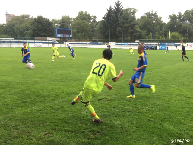 U-17 Japan National Team’s 1st match in 22nd International Youth Tournament of Václav Ježek against Ukraine