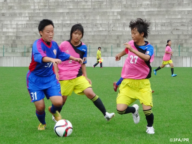 U-16日本女子代表候補　新潟トレーニングキャンプ　練習試合マッチレポート　vs　JAPANサッカーカレッジ