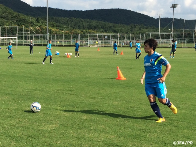 U-19 Japan Women's National Team start preparations for semi-final against Korea Republic