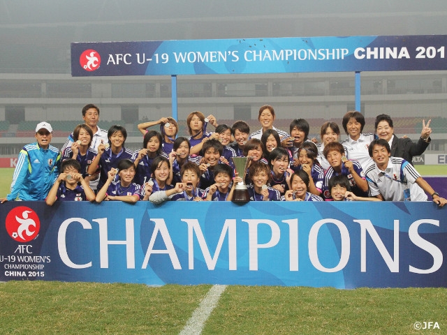 U-19 Japan Women's National Team defeat  Korea DPR in penalties, win AFC U-19 Women’s Championship China 2015