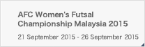 AFC Women's Futsal Championship Malaysia 2015