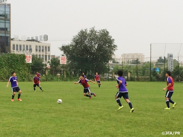 U-18日本代表　CFA国際ユースフットボールトーナメントに向けてトレーニング開始