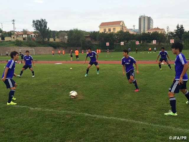 U-18 Japan National Team’s had training for the CFA International Youth (U-18) Tournament in Qingdao (9/6)