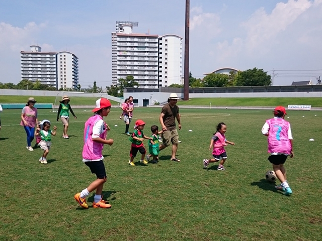 JFAフットボールデー 愛知県名古屋市の名古屋市港サッカー場に、789人が参加！