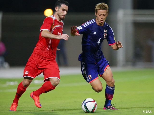 2nd half surge put SAMURAI BLUE to 3-0 win over Syria, top of Group E in World Cup Asian Qualifiers Round 2