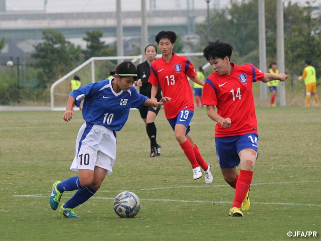 Jfaエリートプログラム女子u 14 韓国との第1戦に勝利 Jfa 公益財団法人日本サッカー協会