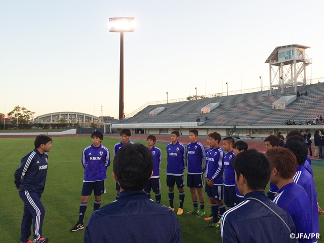 U-22 Japan National Team short-listed squad start training camp in Saga (10/25)