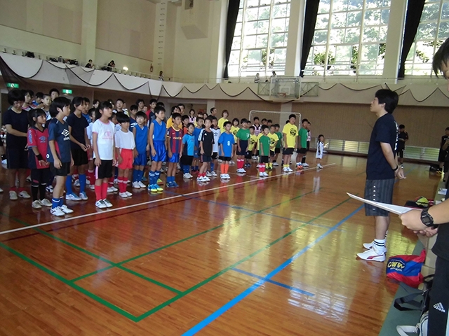 JFAファミリーフットサルフェスティバル 長崎県南松浦郡の奈良尾総合体育館に、264人が参加！