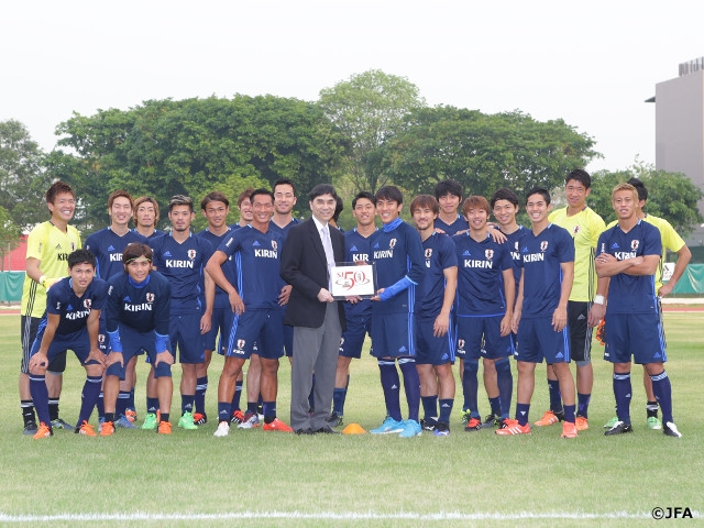 Samurai Blue シンガポールで練習開始 Jfa 公益財団法人日本サッカー協会