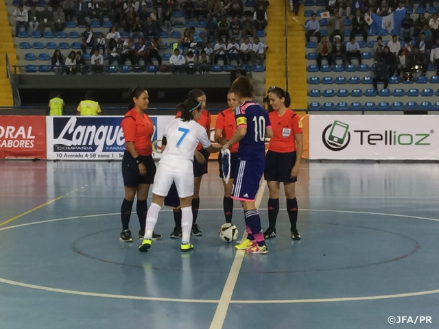 Japan lose 1-2 to Guatemala in 1st group stage match of VI World Women's Futsal Championship Guatemala 2015