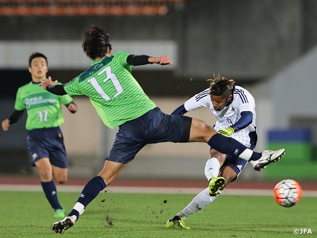 U-22 Japan National Team short-listed squad finish camp with 1-1 draw to Shonan Bellmare