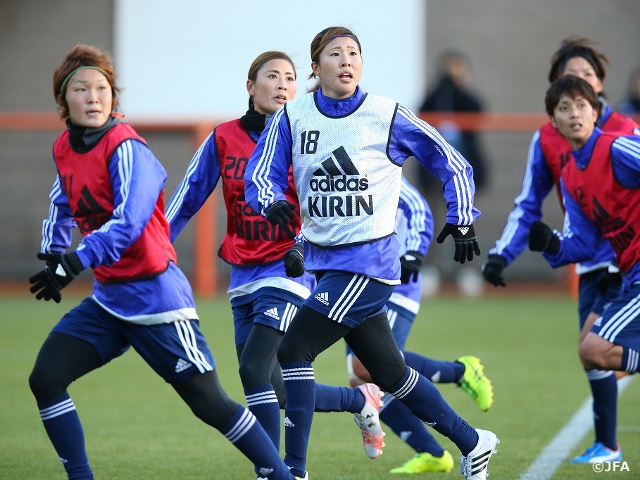 Nadeshiko Japan has a series of game-form training in the Netherlands