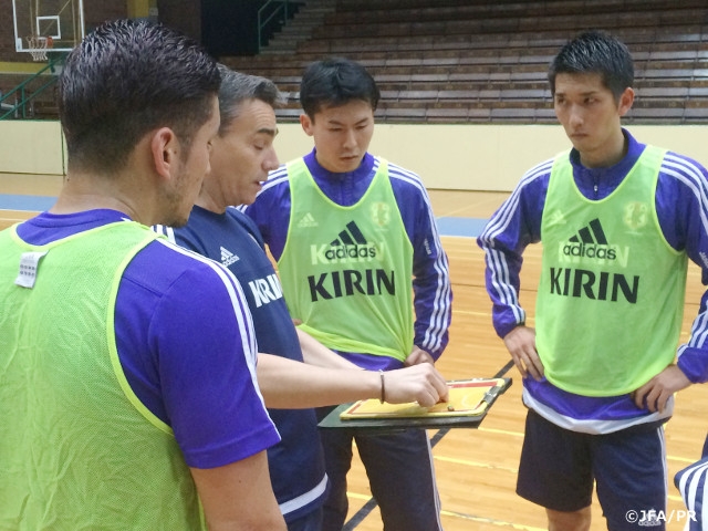 Japan Futsal National Team tune up for Croatia friendly