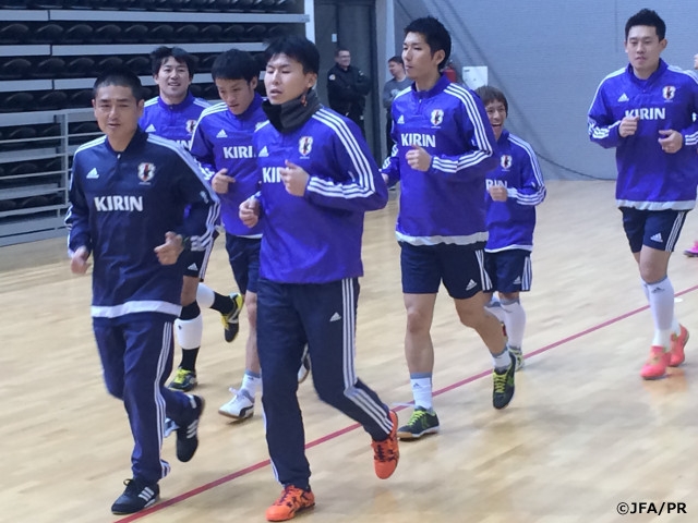 Japan Futsal National Team prepare for 2nd match against Croatia amid Europe trip