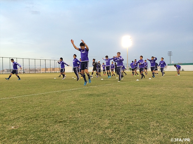 U-22 Japan National Team begin training trip in Qatar, UAE