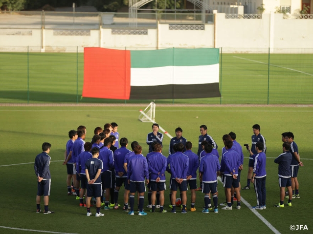 U-22日本代表カタールUAE遠征、UAEへ移動