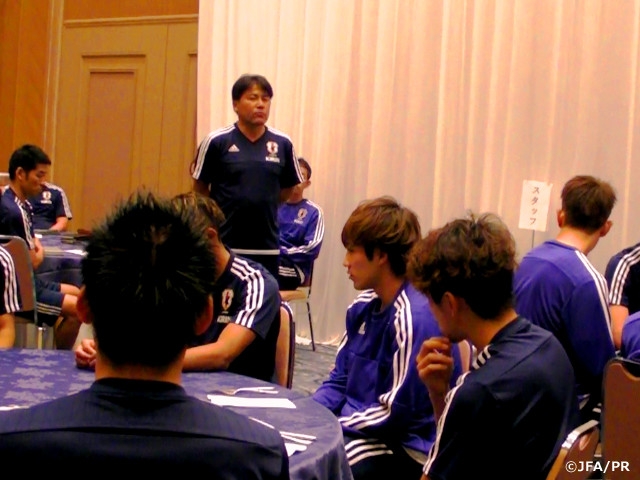 U-22 Japan National Team launched their training camp on Ishigaki Island for the qualifier final for the Olympic Games