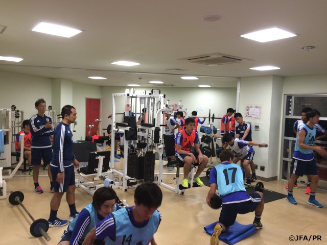 U-22 Japan National Team aim to improve physicality through power training