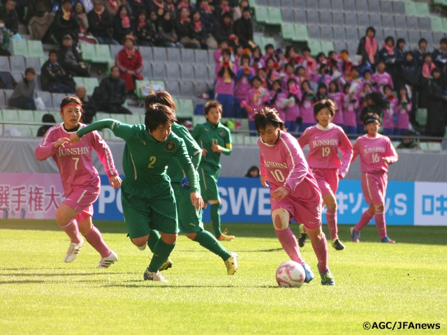 第24回全日本高等学校女子サッカー選手権大会　藤枝順心と神村学園が決勝進出を決める!