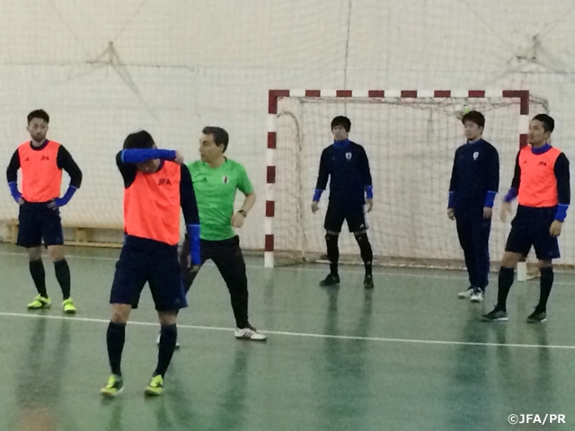 Japan Futsal National Team finish final practice before Qatar clash