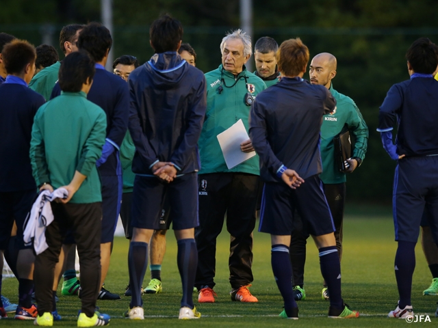 Japan National Team short-listed squad kicked off their training camp