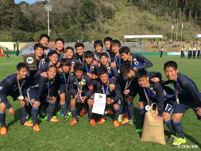 U-17日本代表　サニックス杯国際ユースサッカー大会2016　初優勝を果たす