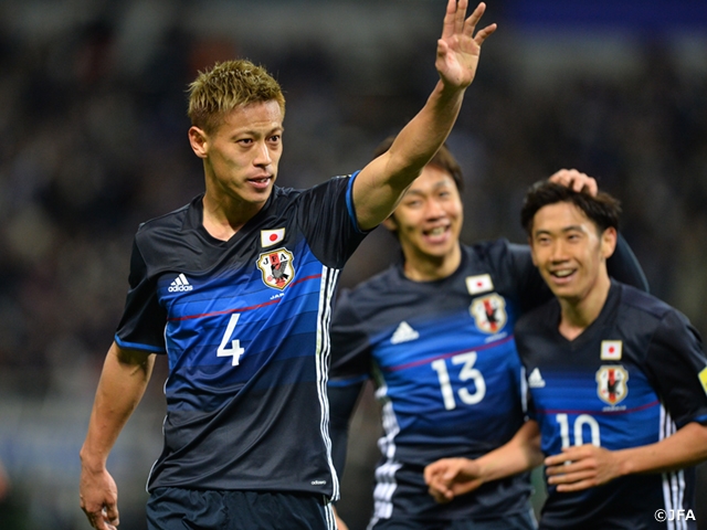 Samurai Blue シリアに5 0勝利で1位突破 Fifaワールドカップアジア2次予選最終戦 Jfa 公益財団法人日本サッカー協会