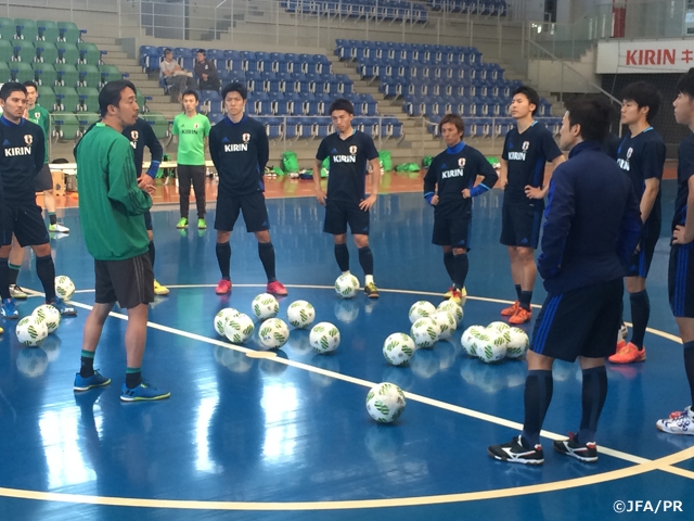 Japan Futsal National Team begin training camp in Aichi before International Friendly Tournament