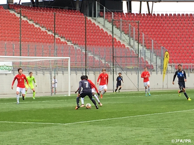 U-15 Japan National Team play 1st game in the 13th Delle Nazioni Tournament against Norway