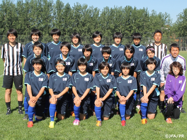 The JFA Elite Programme U-14 Japan Women's Selection team arrive in China and begin training