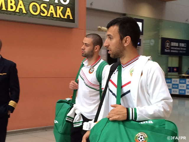 Bulgaria National Team arrive in Japan, begin training ahead of KIRIN CUP SOCCER 2016