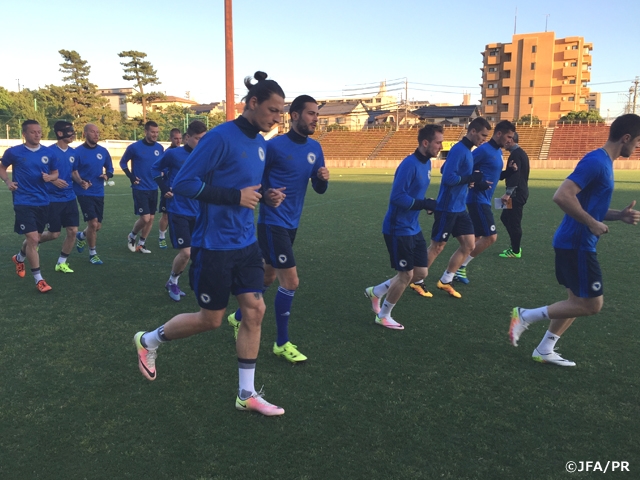 ボスニア ヘルツェゴビナ代表が来日 キリンカップサッカー16 Jfa 公益財団法人日本サッカー協会