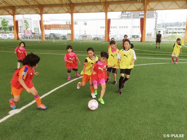 Jfaなでしこひろば エスパルスサッカースクール 静岡県 で開催 Jfa 公益財団法人日本サッカー協会