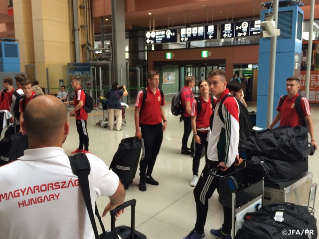 Teams arrive in Japan for the U-16 International Dream Cup 2016 JAPAN Presented by JFA