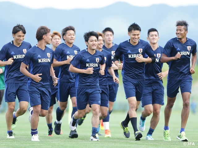 U-23 Japan National Team start preparation for last domestic game prior to Olympics