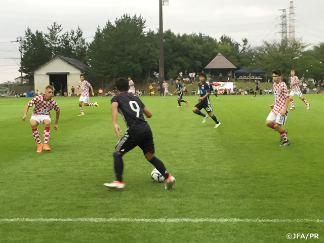 U-17 Japan National Team drew 1-1 against U-17 Croatia National Team in the 2nd match of the 20th International Youth in Niigata