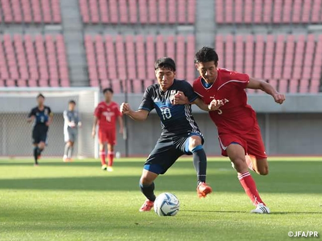 U-17日本代表、U-17新潟選抜に敗れ大会2位　第20回国際ユースサッカー in 新潟大会