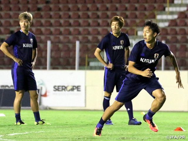 Japan's Olympic squad focus on in-game tactics, third day of training camp